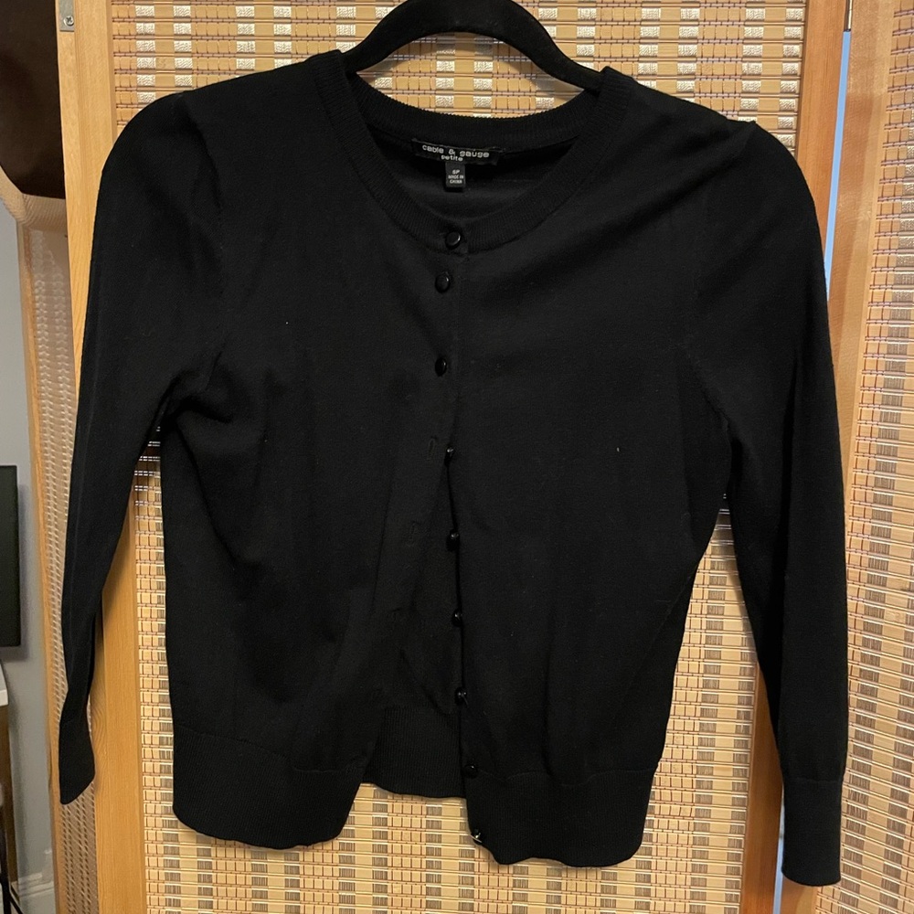 Black Cardigan